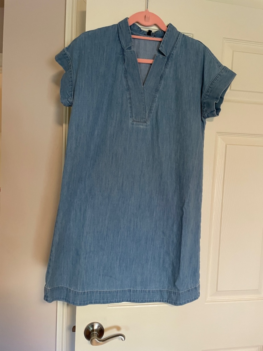 Talbots Light Blue Petite Denim Dress